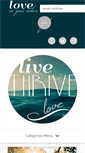 Mobile Screenshot of livethrivelove.com